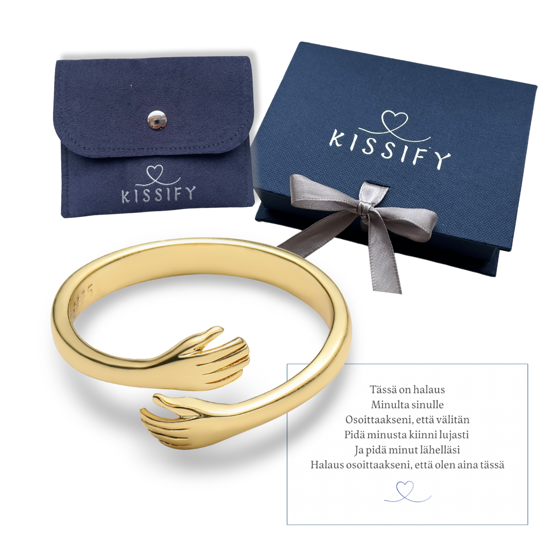 Umarmungsring – Verstellbarer Ring mit Herz & Gefühl | Swaravo