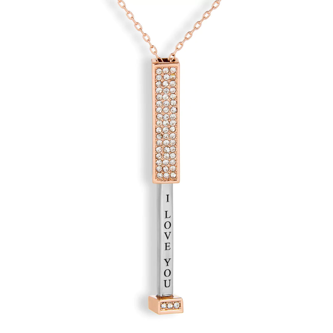 i love you necklace