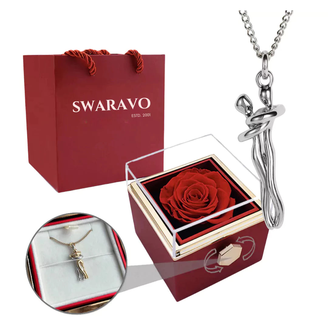 rosen jewelry box for hug necklace