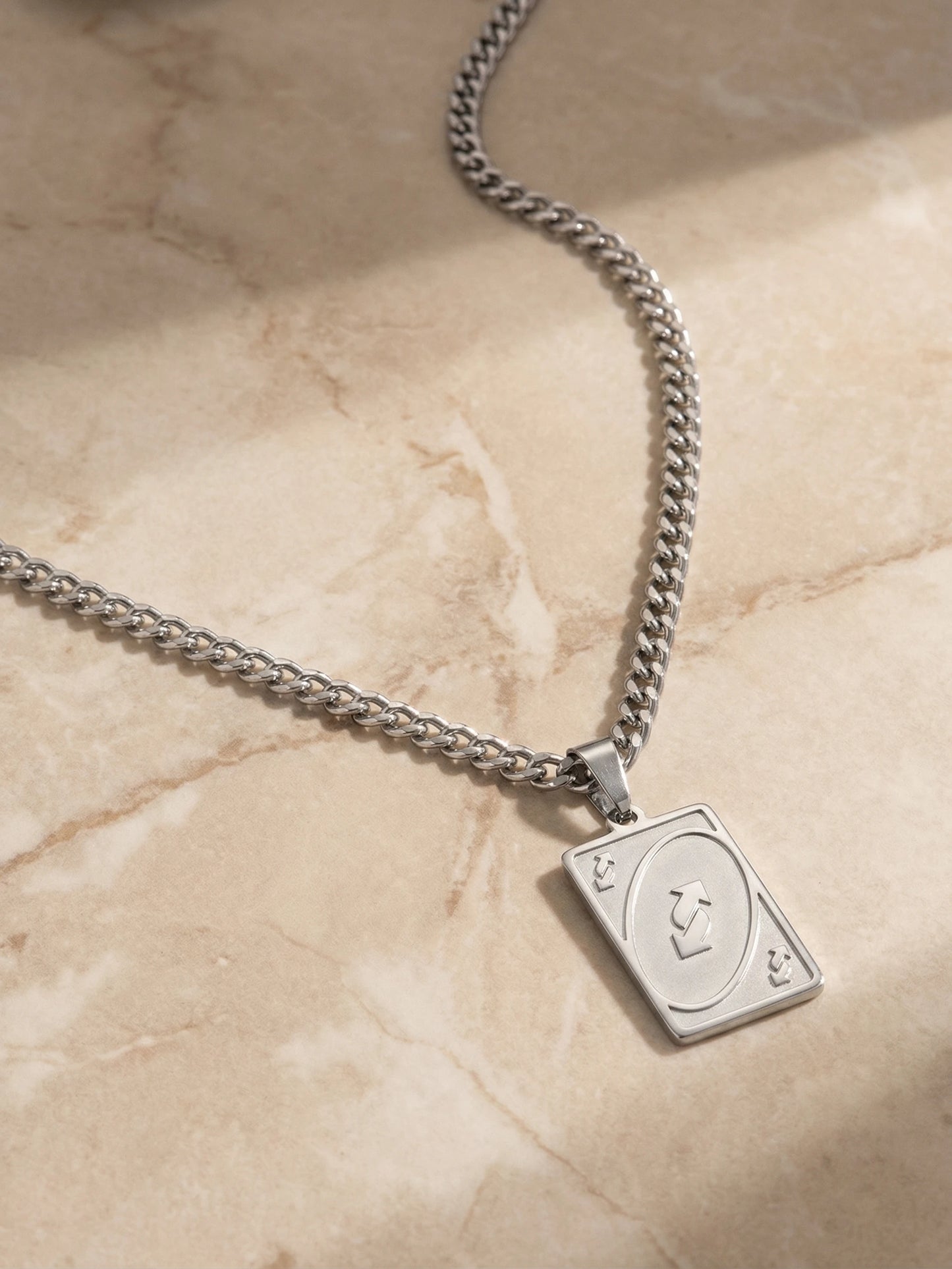 UNO Richtungswechsel Kette – Glücksbringer Schmuck für Neuanfang | Swaravo