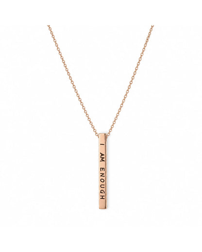 „I Am Enough“ Halskette – Schmuck für Selbstliebe & innere Stärke