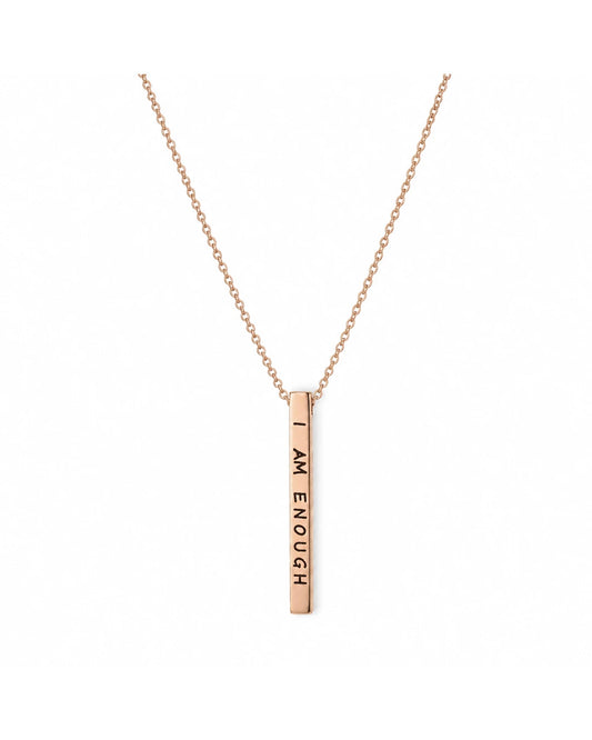 „I Am Enough“ Halskette – Schmuck für Selbstliebe & innere Stärke