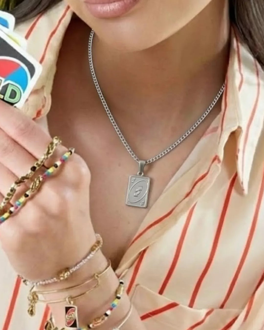 UNO Reverse Necklace | Uno Necklace & Pendant – Swaravo