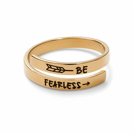 Be Fearless Ring – Schmuck für Mut & Geschenk für schwere Zeiten