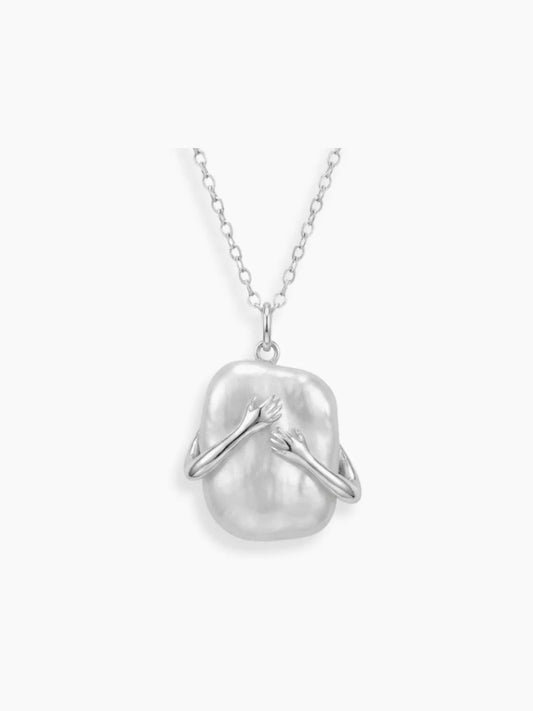 “Umarme das Unperfekte” Barockperlen Halskette | Swaravo