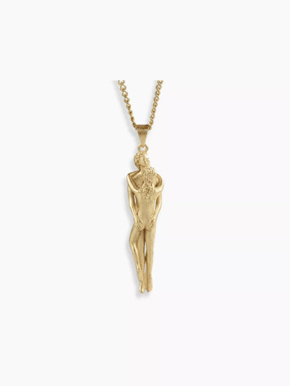 Collier Étreinte Dorée – Symbole de Connexion & Force Intérieure