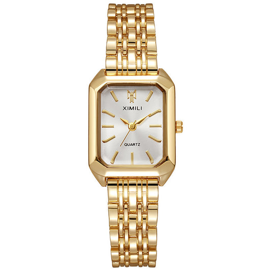 Elegante Damen Armbanduhr im Vintage-Stil von Swaravo – frontal fotografiert