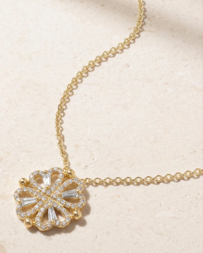 Collier trèfle à quatre feuilles – Porte-bonheur 2-en-1 | Swaravo