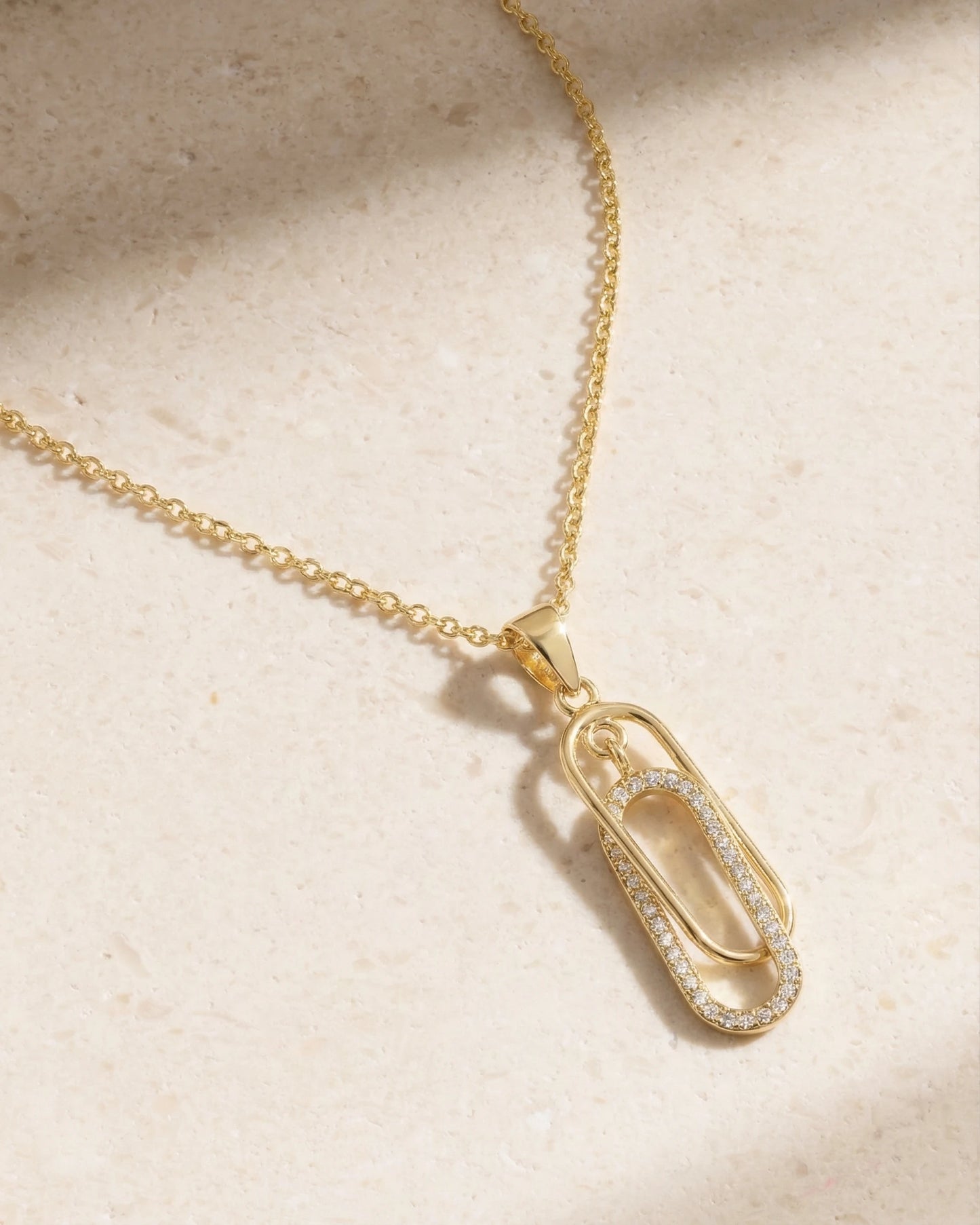 Collier trombone "Link Together" – symbole d'un lien qui tient | Swaravo