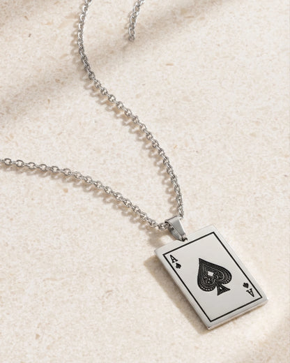 Collier As de Pique – Symbole de puissance, de destin et de nouveaux départs | Swaravo