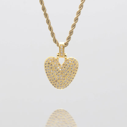 ICY Bubble Letter Initial Necklace